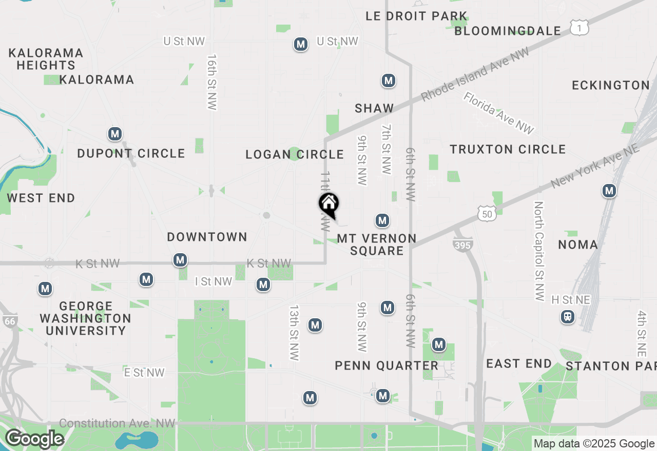 Map of 1111 11th Street Nw #704, Washington, DC 20001