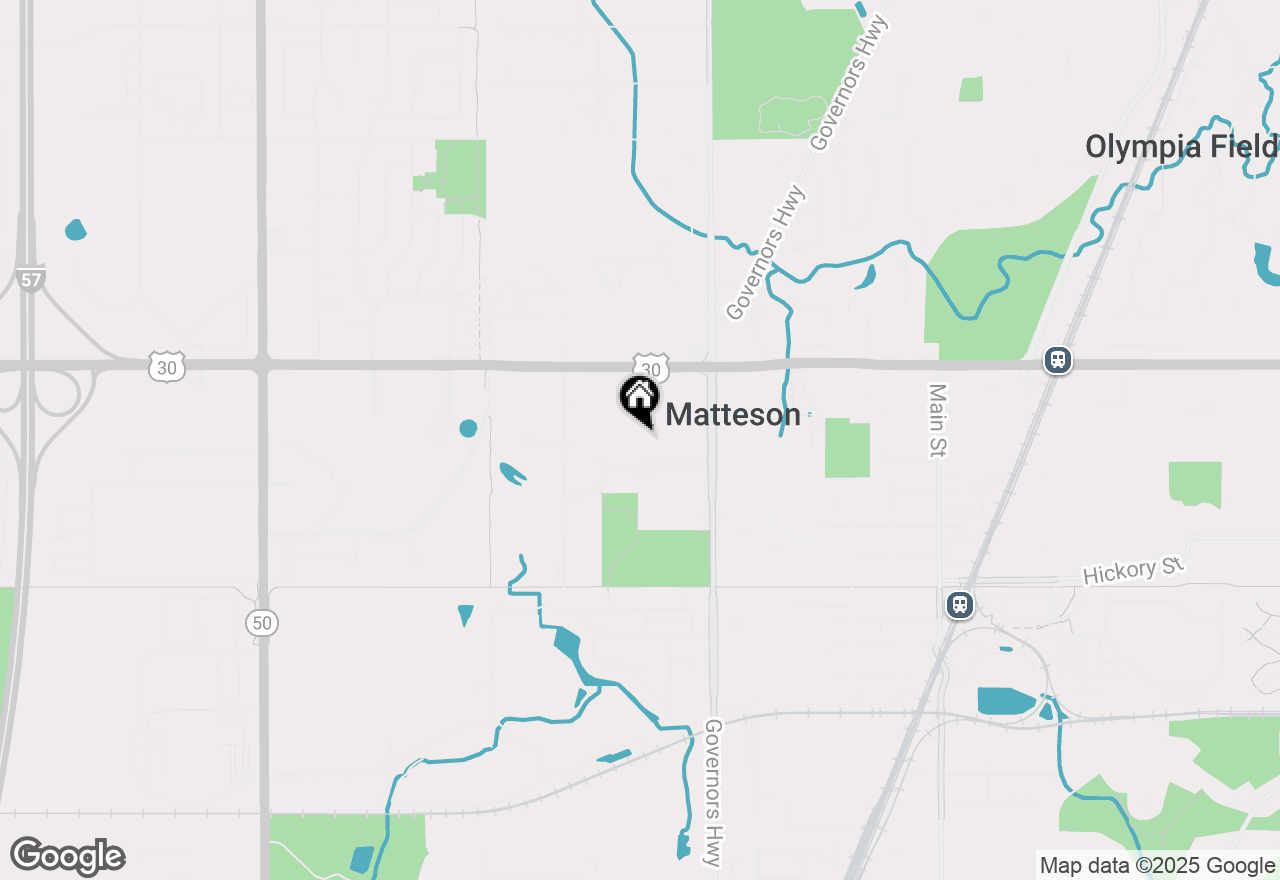 Map of 4147 Lincoln Highway, Matteson, IL 60443