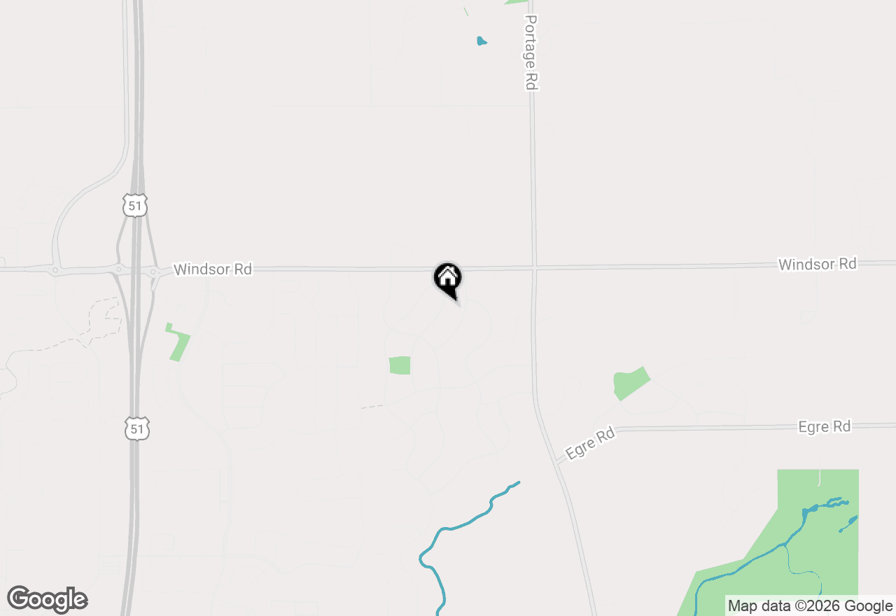 Map of 6722 Token Way, Deforest, WI 53532
