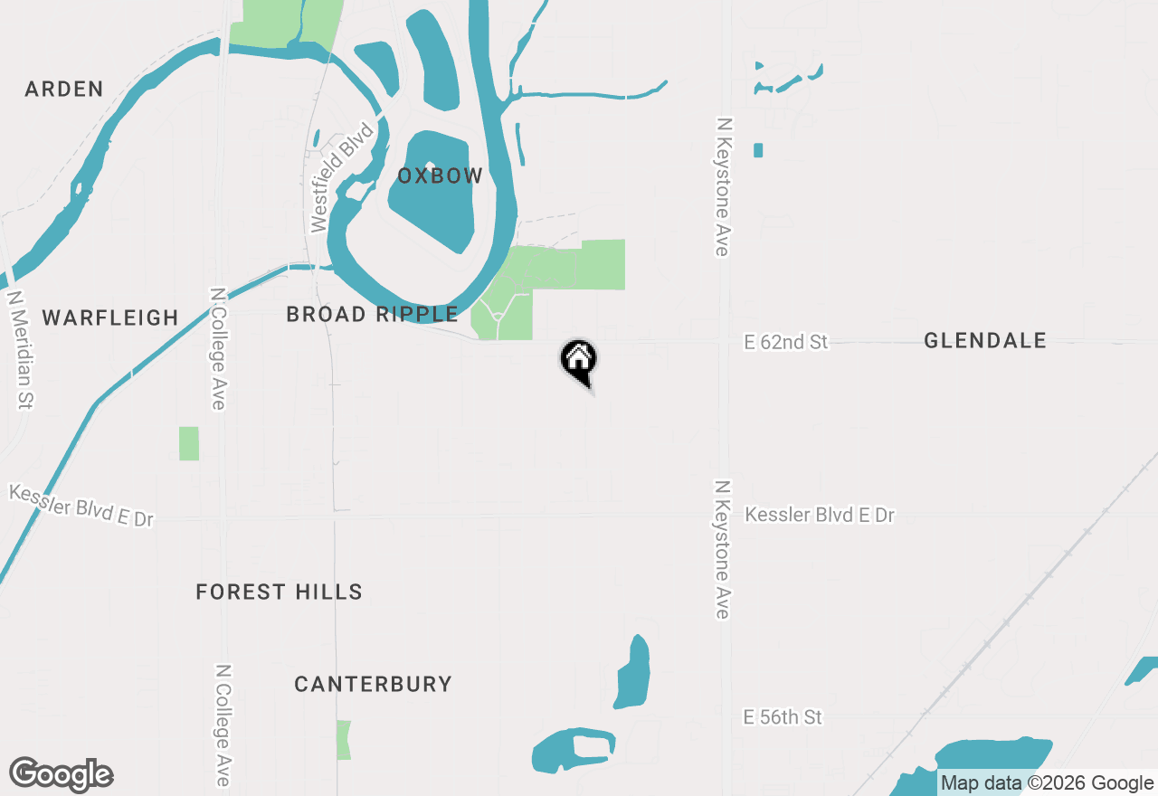Map of 6139 Norwaldo Avenue, Indianapolis, IN 46220