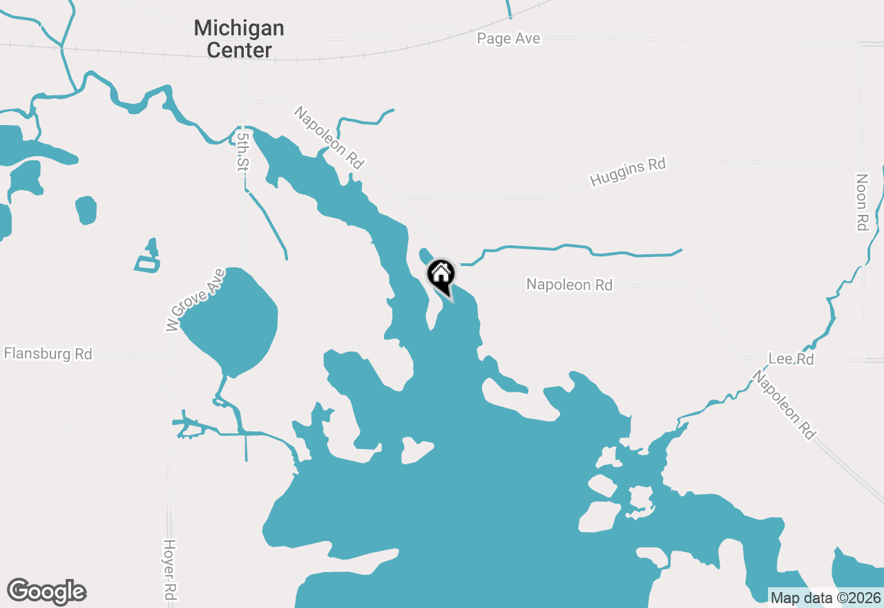 Map of 245 Duryeas Point, Michigan Center, MI 49254