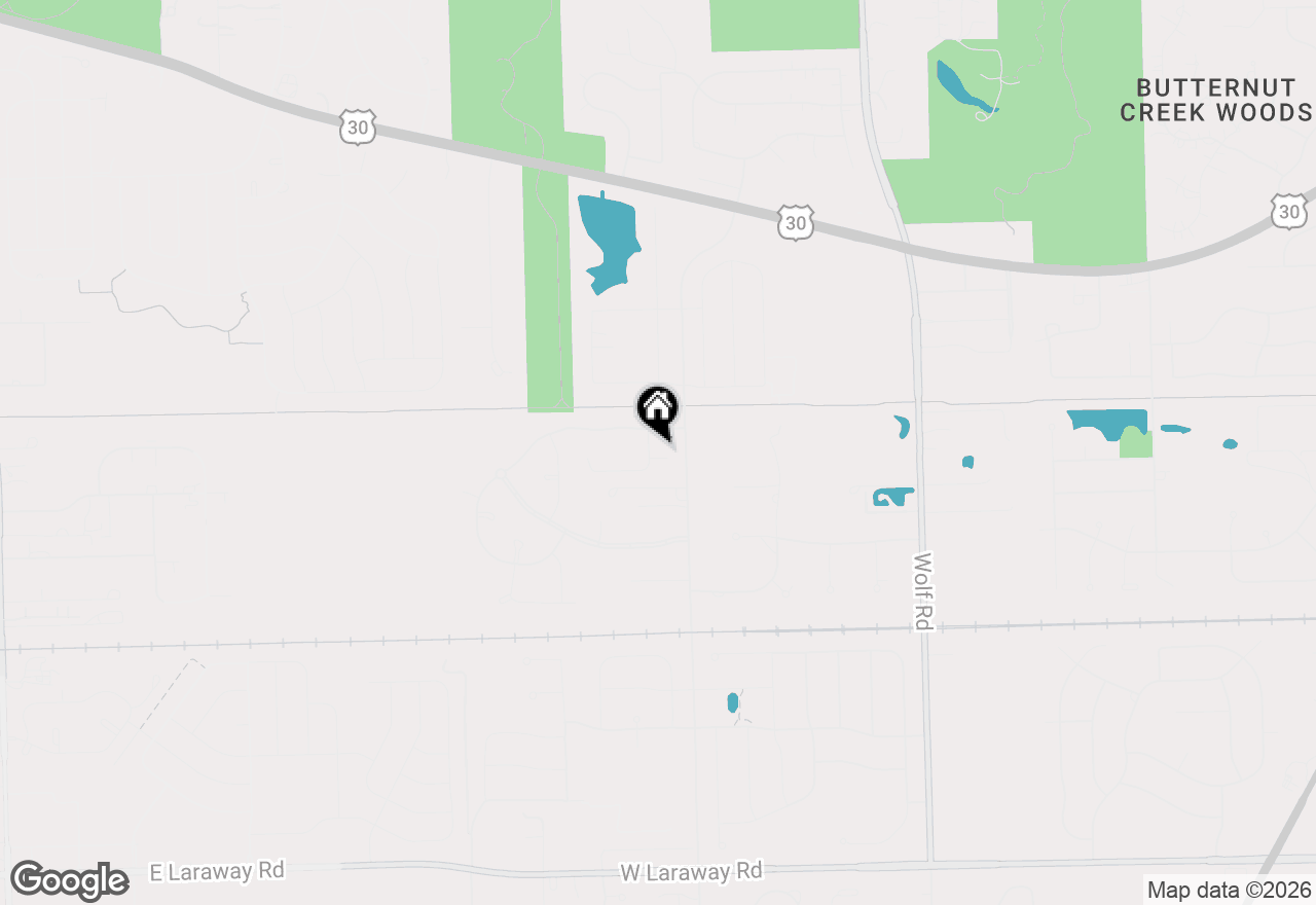 Map of 11650 Jones Court, Mokena, IL 60448