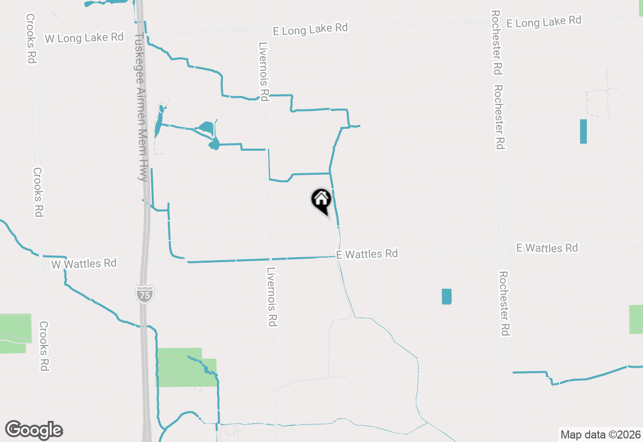 Map of 165 Leetonia Drive, Troy, MI 48085