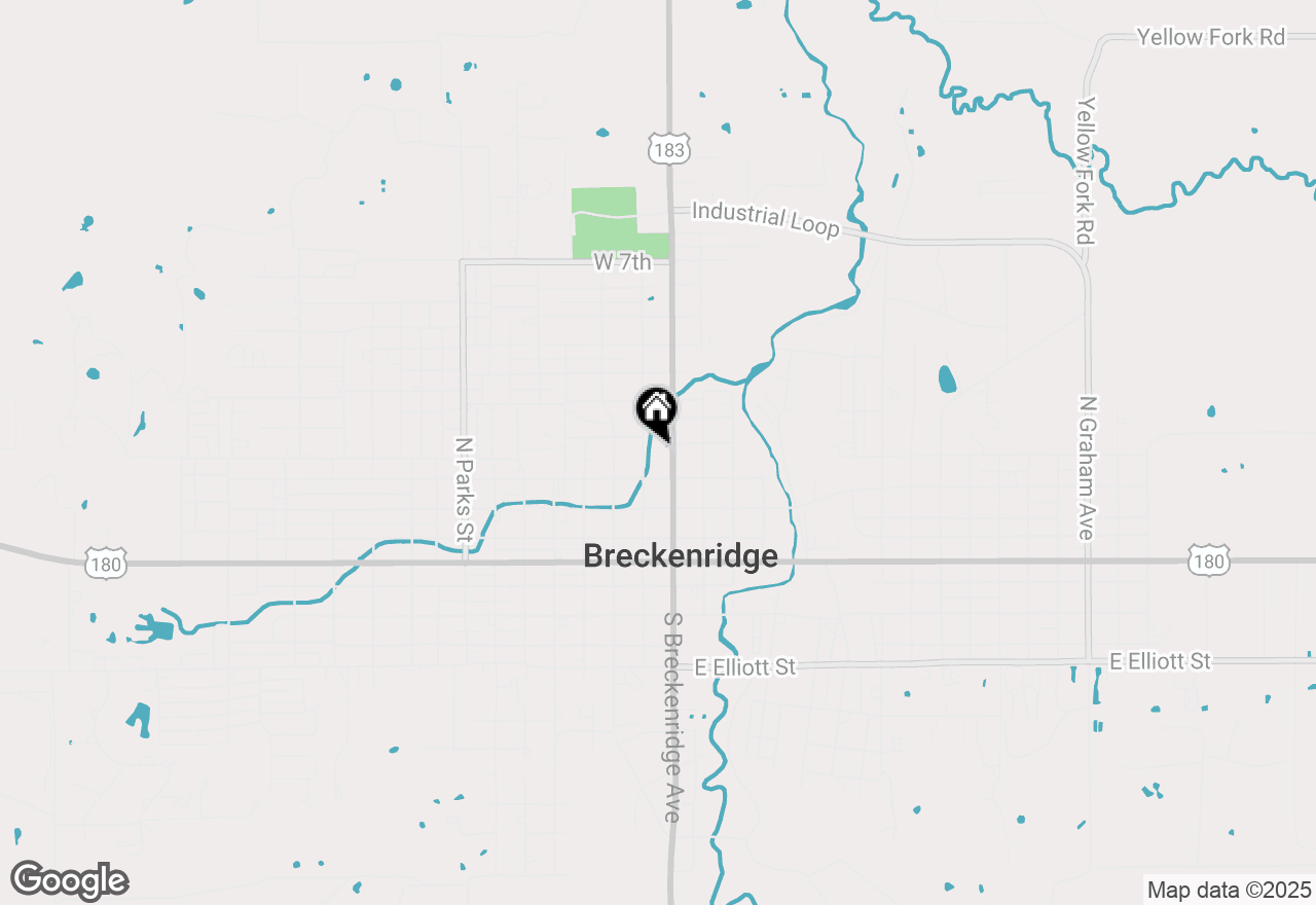 Map of 417 N Breckenridge Avenue, Breckenridge, TX 76424