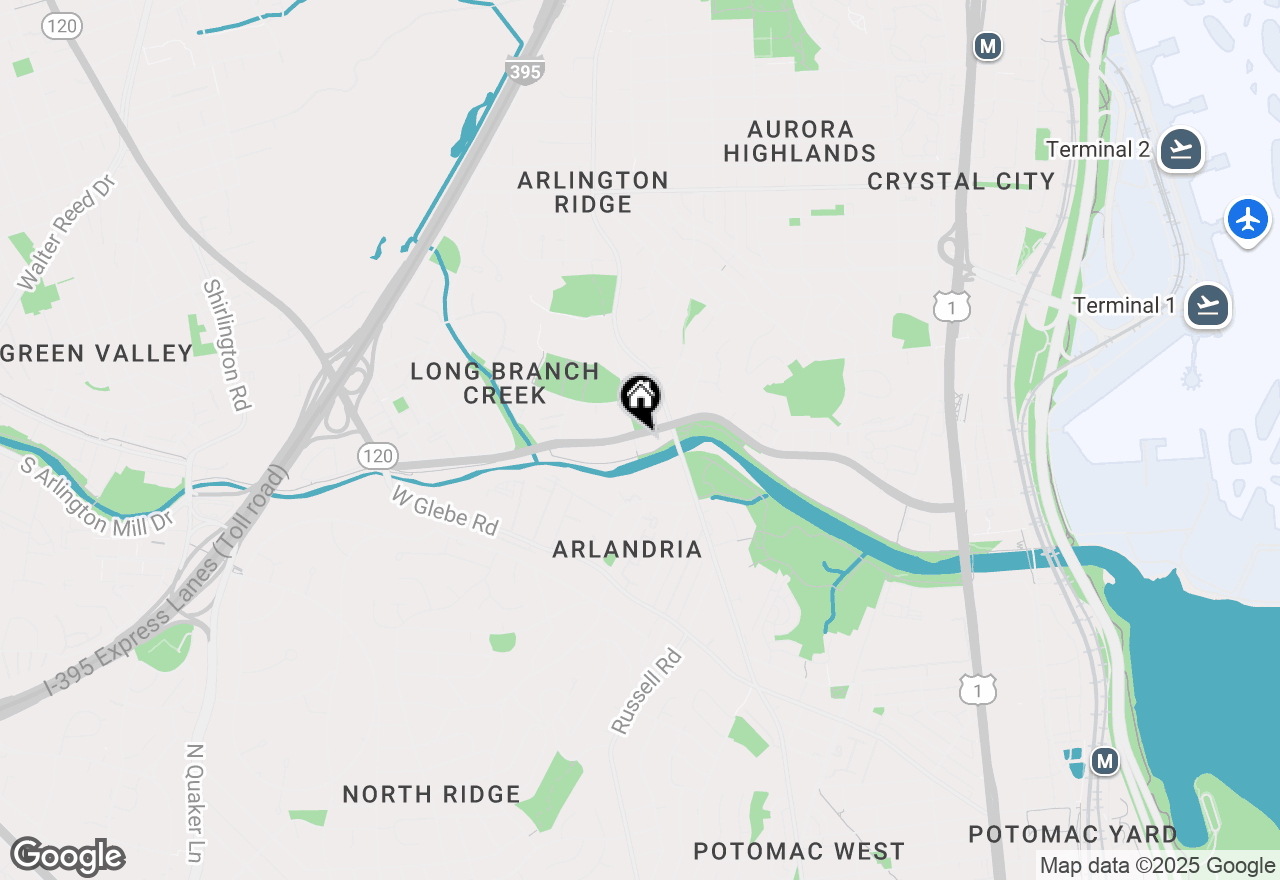 Map of 3004 S Glebe Road, Arlington, VA 22206