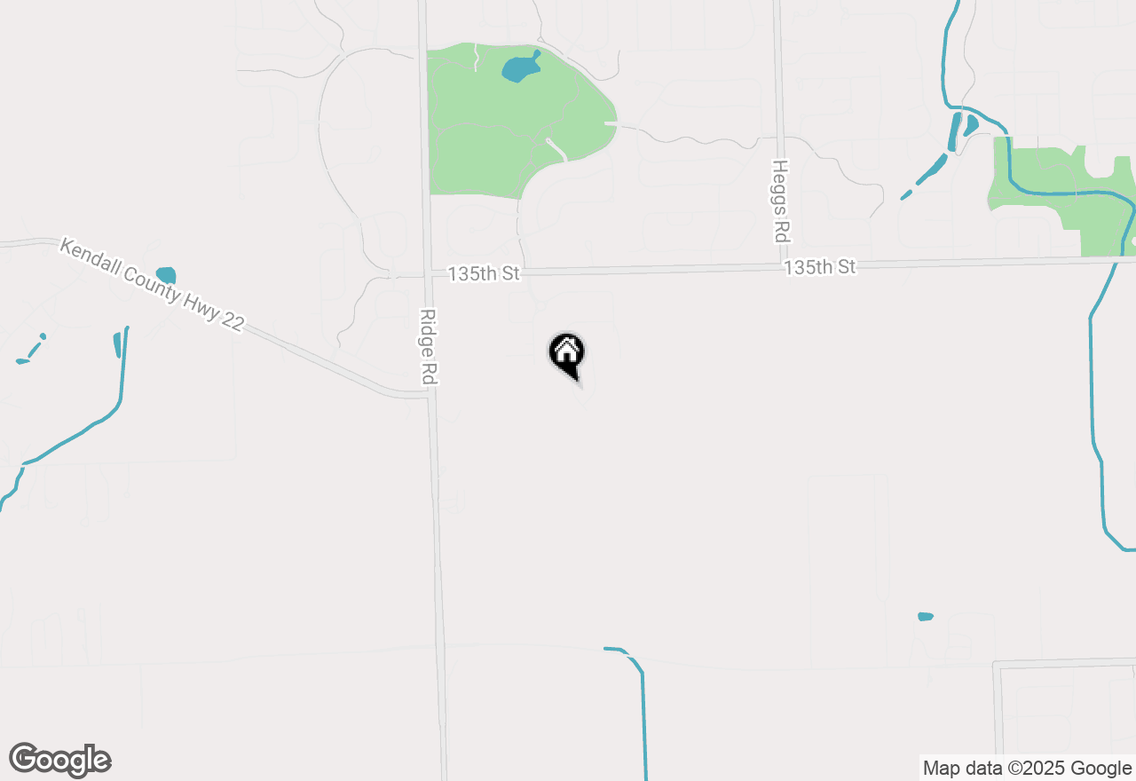 Map of 13720 S Palmetto Drive, Plainfield, IL 60544