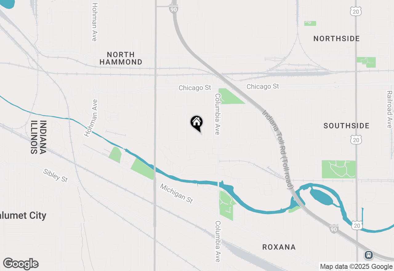 Map of 4922 Hickory Avenue, Hammond, IN 46327