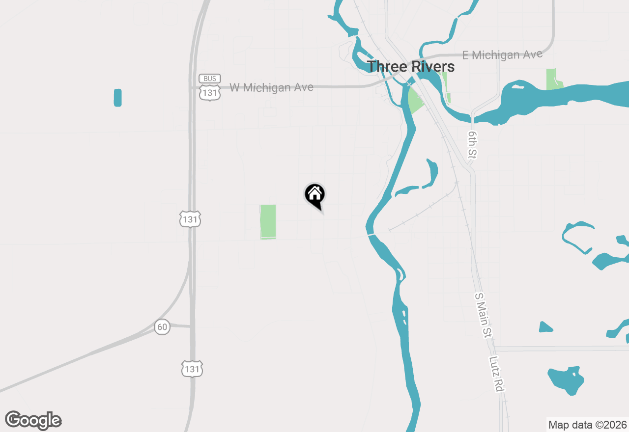 Map of 722 S Grant Avenue, Three Rivers, MI 49093