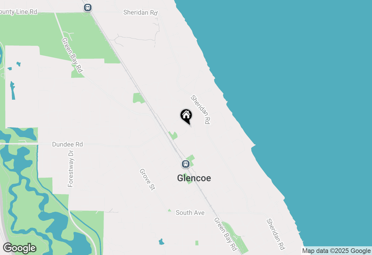 Map of 219 Lincoln Drive, Glencoe, IL 60022