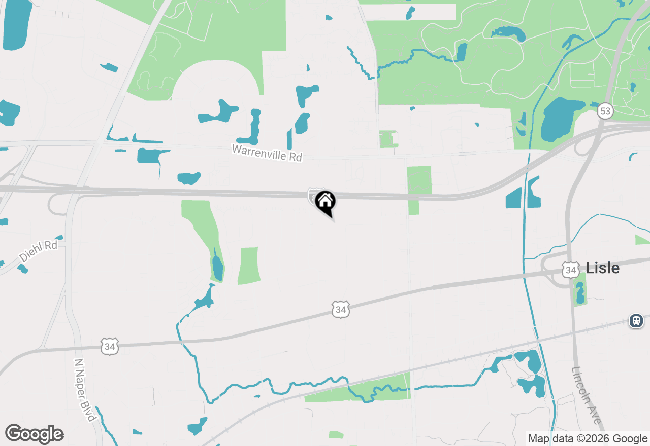 Map of 2300 Beau Monde Lane #106, Lisle, IL 60532