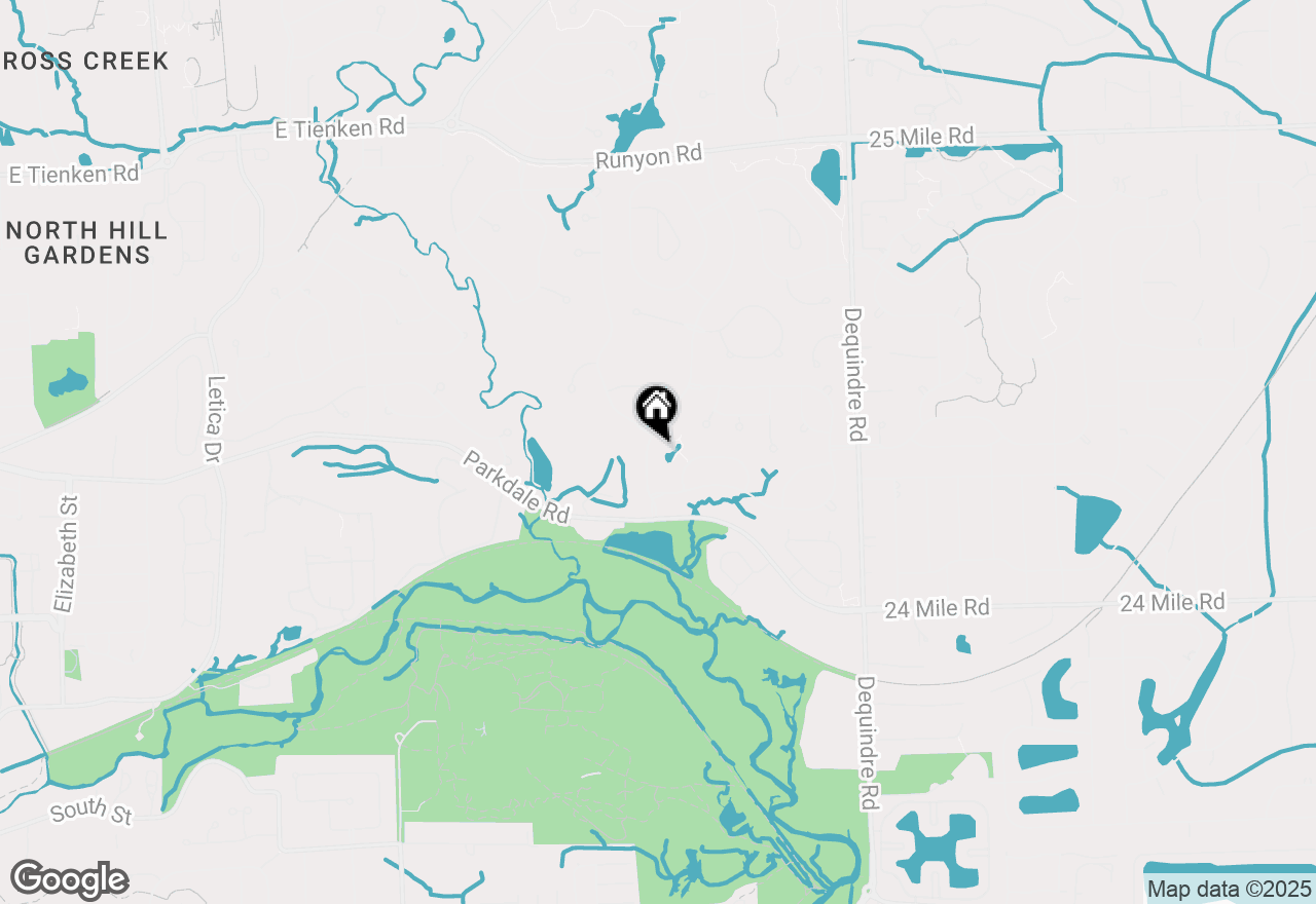 Map of 282 Wyngate Drive, Rochester, MI 48307