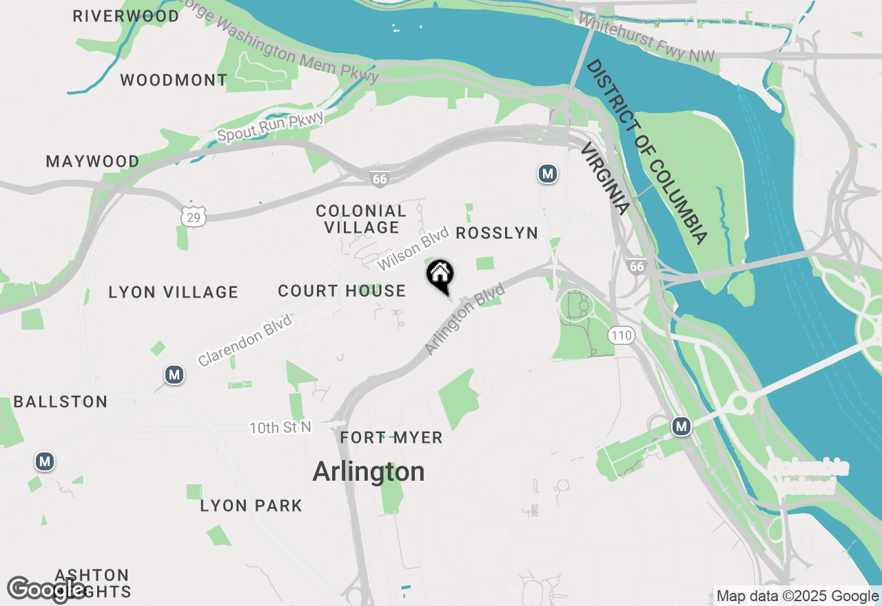 Map of 1401 N Rhodes Street #406, Arlington, VA 22209