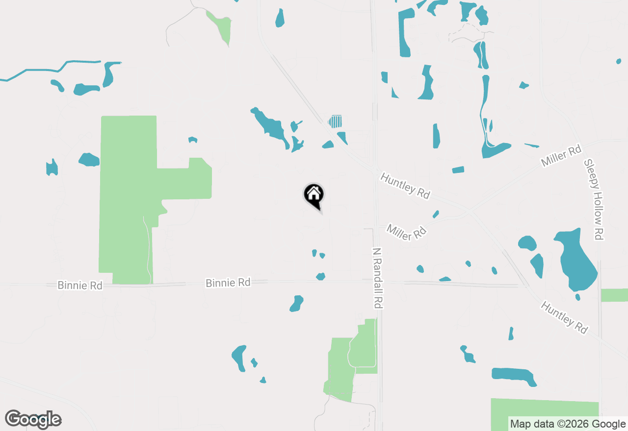Map of 2260 Woodside Drive, Carpentersville, IL 60110