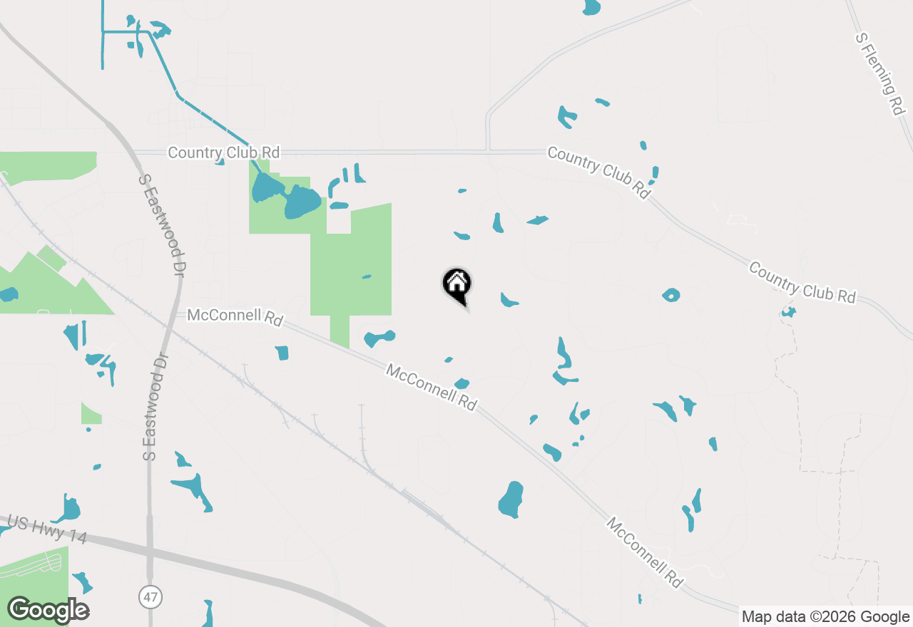 Map of 1425 Galloway Drive, Woodstock, IL 60098