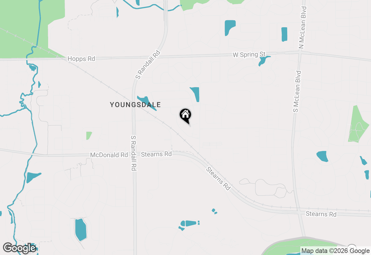 Map of 2544 Hatfield Court, Elgin, IL 60123