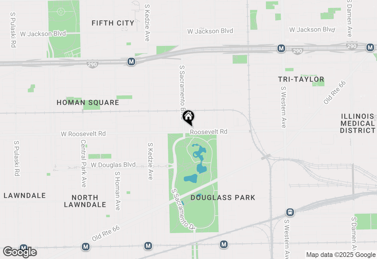 Map of (Address confidential), Chicago, Illinois 60612