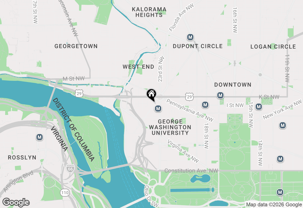 Map of 922 24th Street Nw #717, Washington, DC 20037