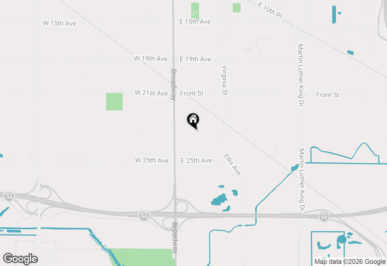 Map of 2333 Connecticut Street, Gary, IN 46407