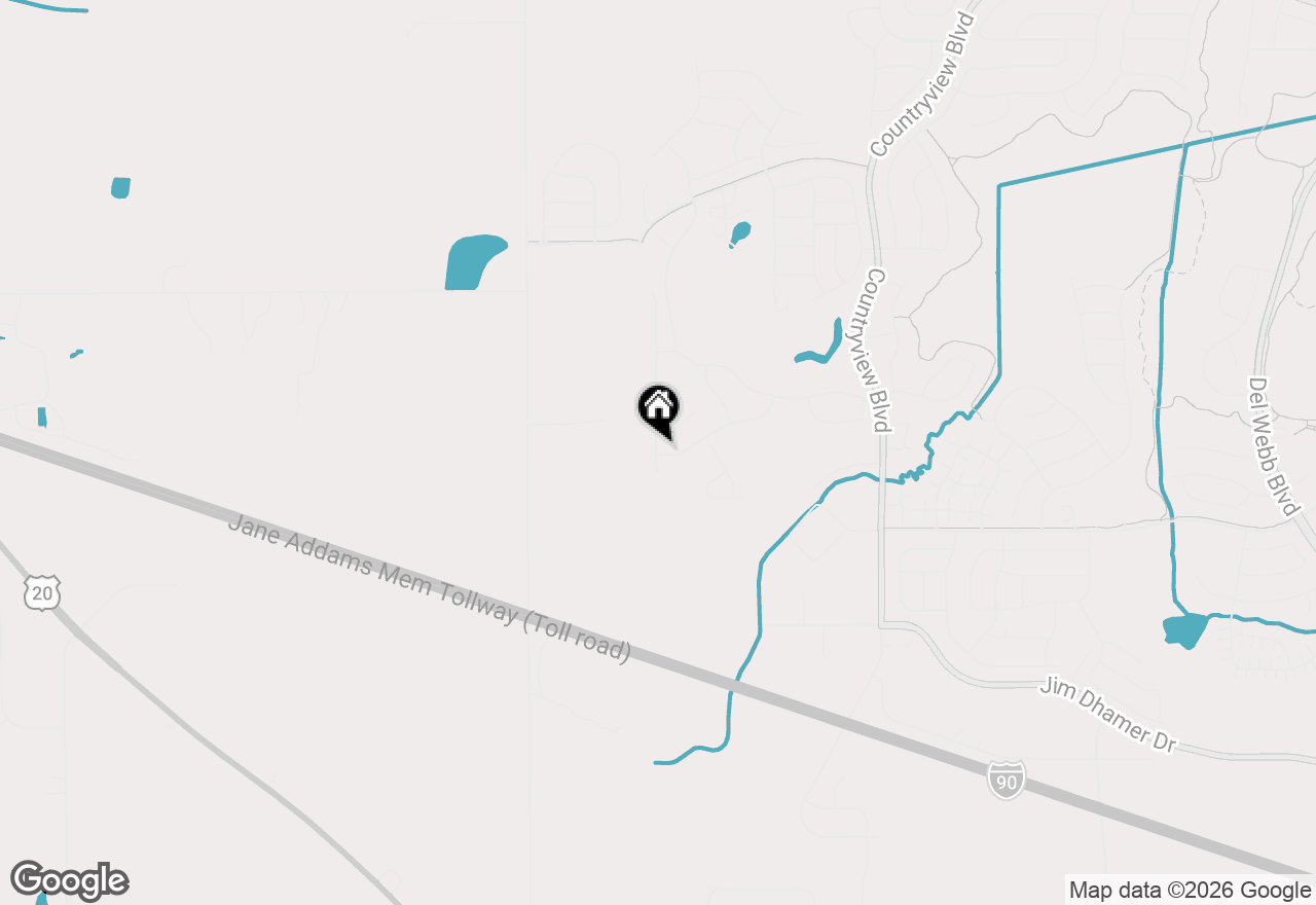 Map of 12939 Mesa Street, Huntley, IL 60142