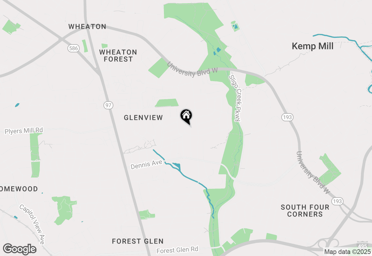 Map of 10507 Huntley Place, Silver Spring, MD 20902