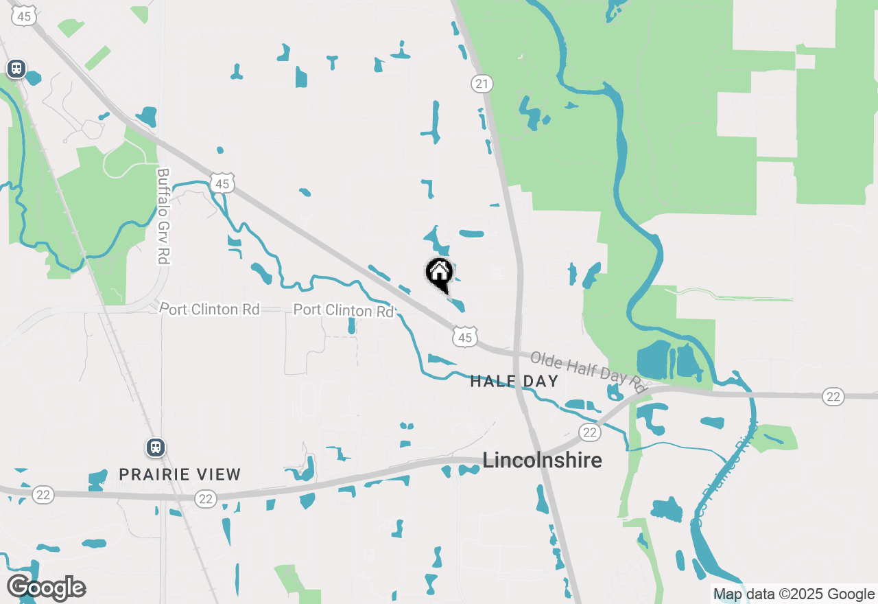 Map of 1260 Danforth Court, Vernon Hills, IL 60061