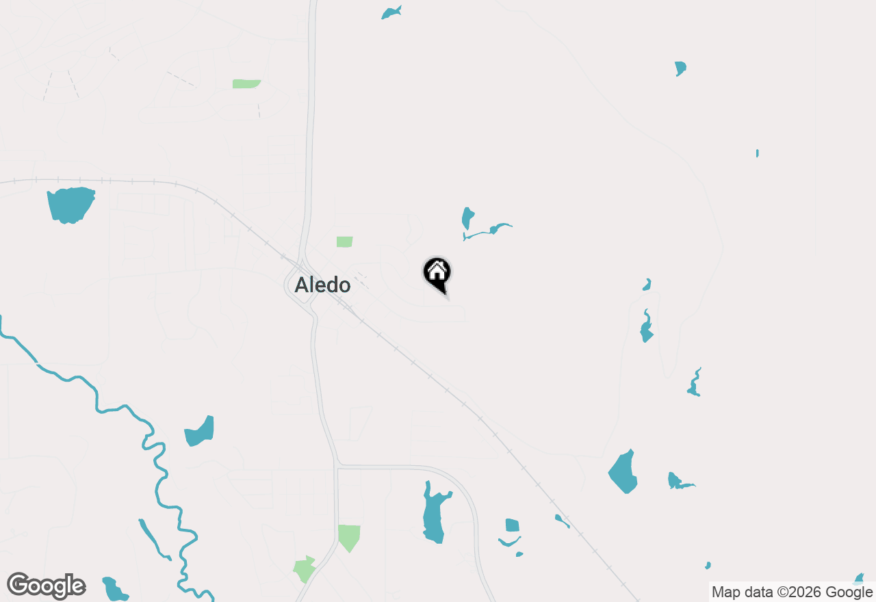 Map of 603 Rolling Hills Drive, Aledo, TX 76008