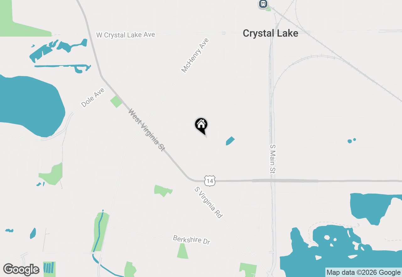 Map of 382 Keith Avenue, Crystal Lake, IL 60014