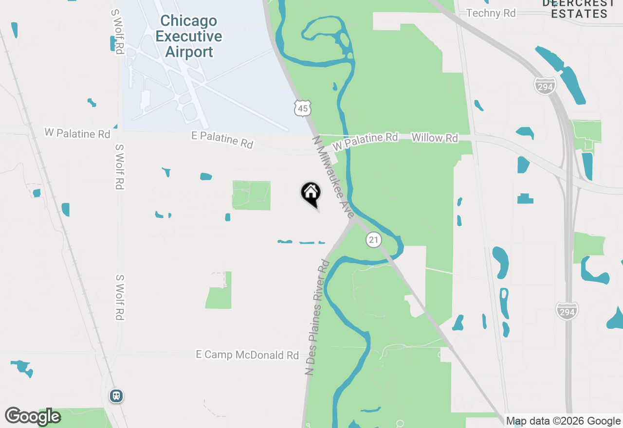 Map of 916 E Old Willow Rd Road #102, Prospect Heights, IL 60070