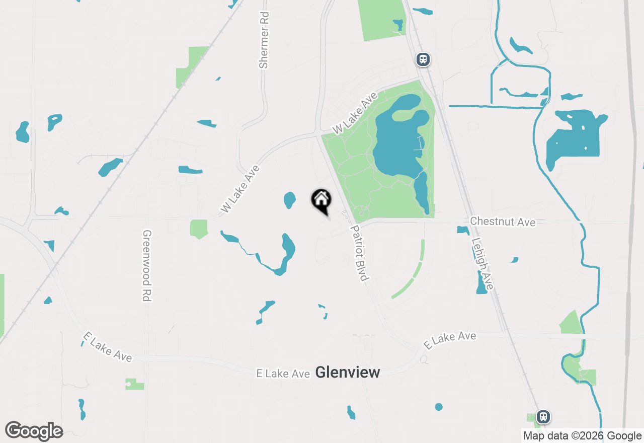 Map of 1887 Admiral Court, Glenview, IL 60026