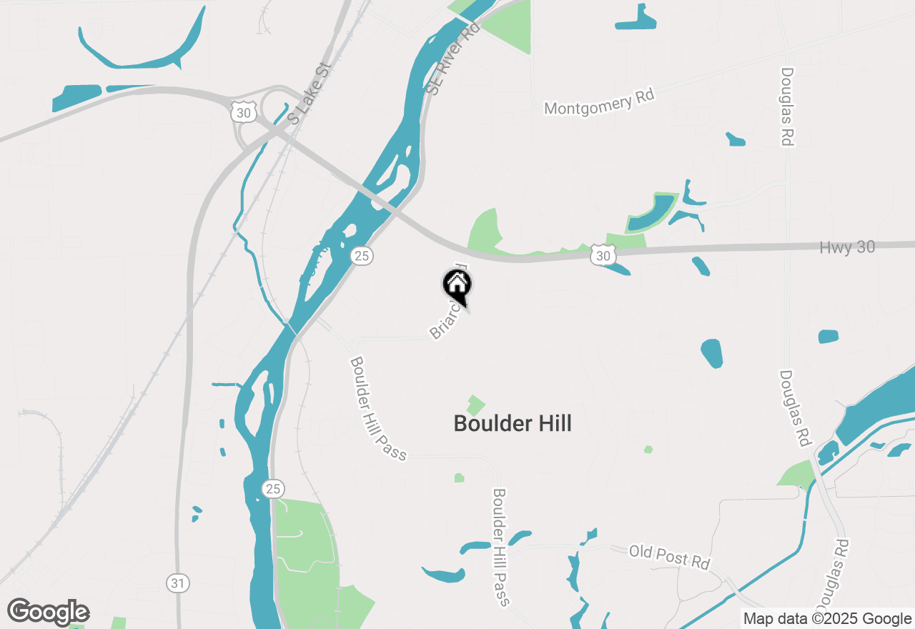 Map of 47 Briarcliff Road, Montgomery, IL 60538