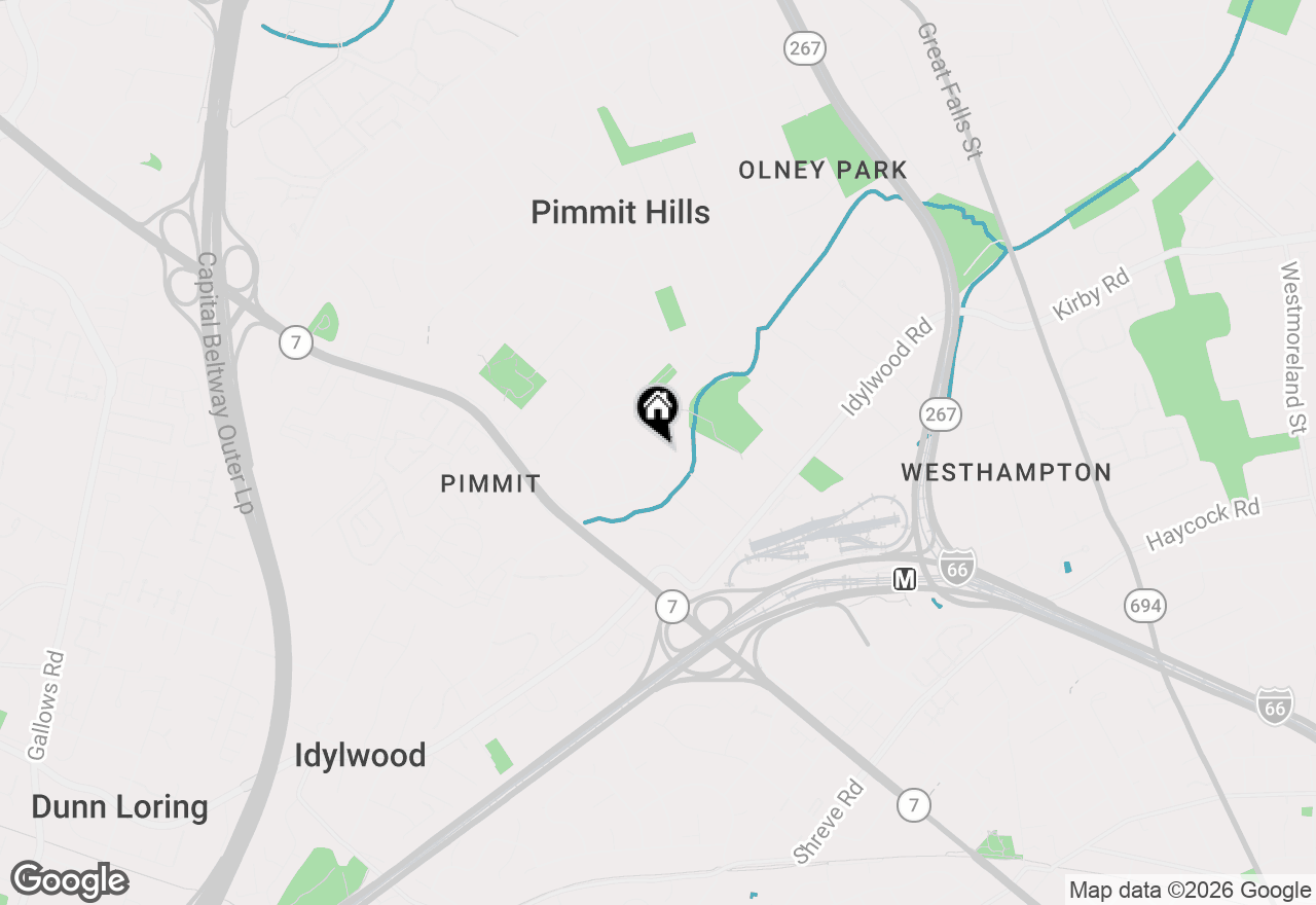 Map of 7334 Howard Court, Falls Church, VA 22043