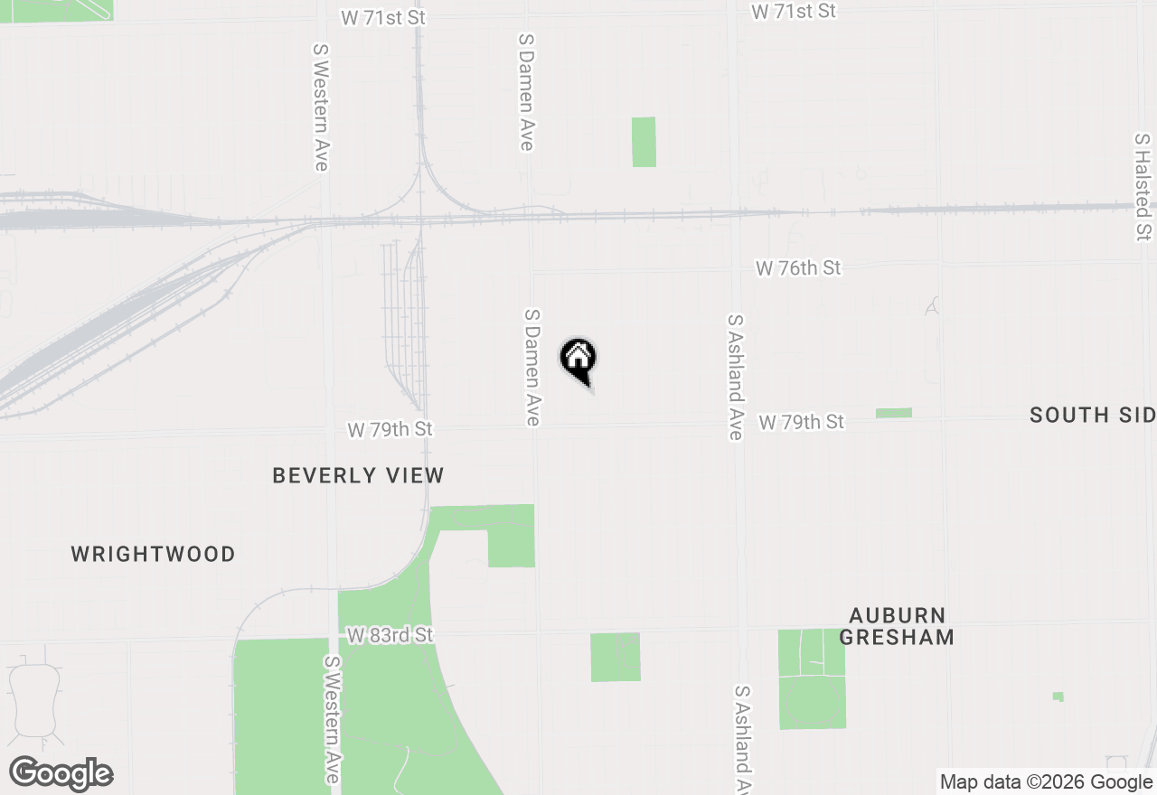 Map of 7824 S Wolcott Avenue, Chicago, IL 60620