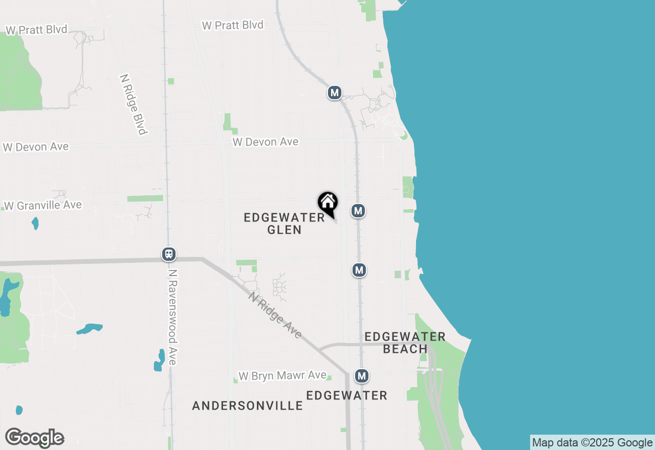 Map of 1228 W Glenlake Avenue #2, Chicago, IL 60660