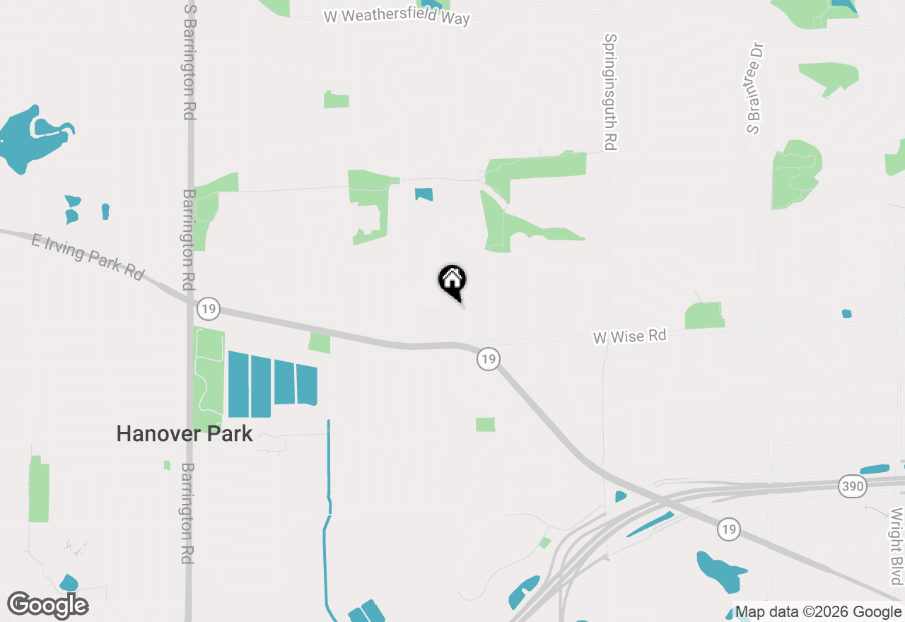 Map of 711 Verandah Drive, Hanover Park, IL 60133