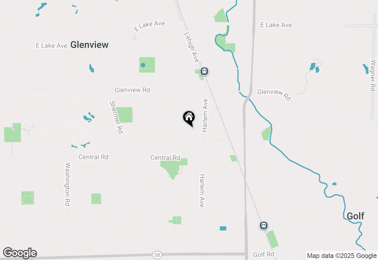 Map of 1948 Larkdale Drive, Glenview, IL 60025