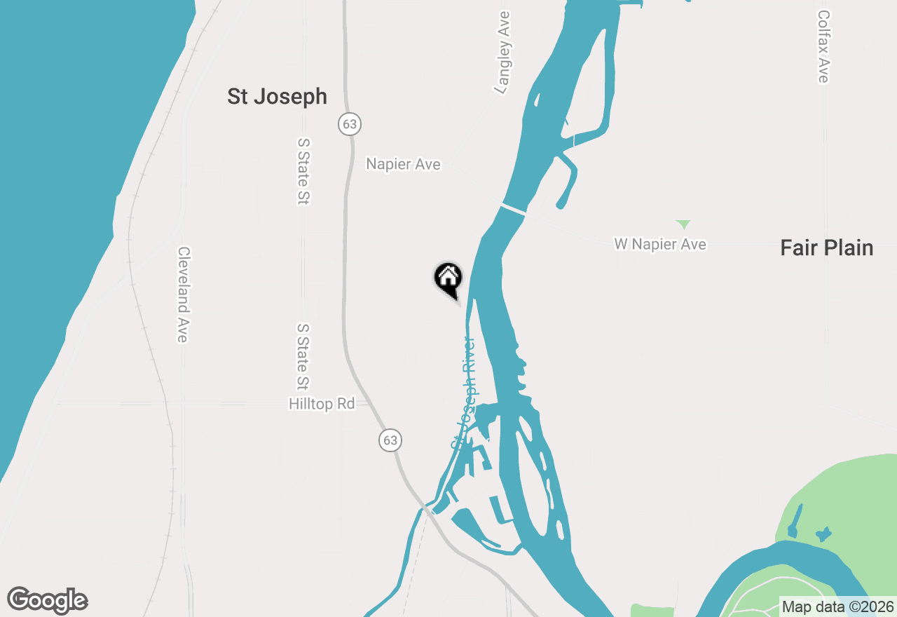 Map of 1109 Flanders Place, St. Joseph, MI 49085
