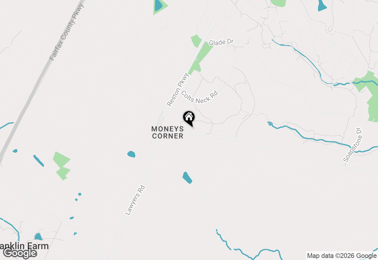 Map of 2521 Farrier Lane, Reston, VA 20191