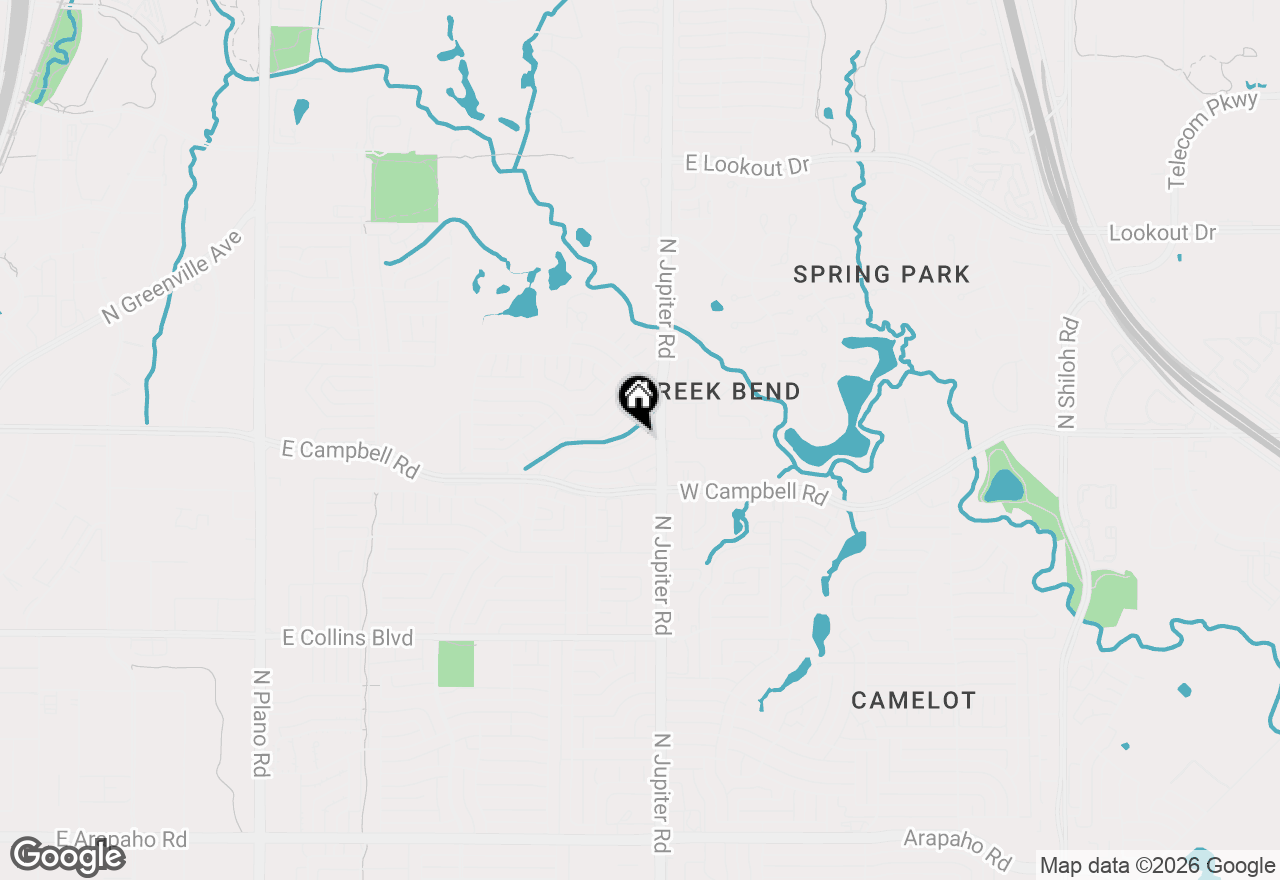 Map of 2109 Portsmouth Drive, Richardson, TX 75082