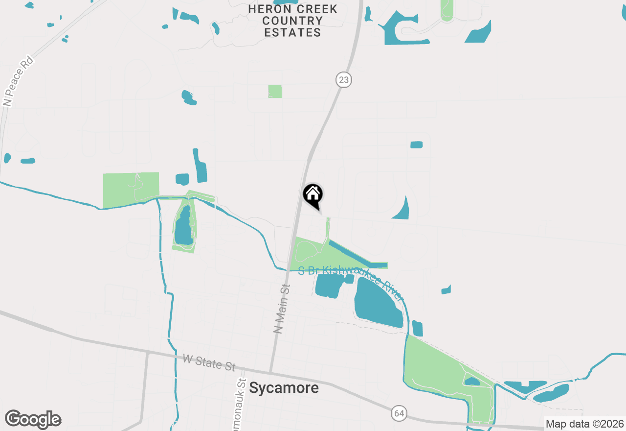 Map of 11 Briden Lane #11, Sycamore, IL 60178