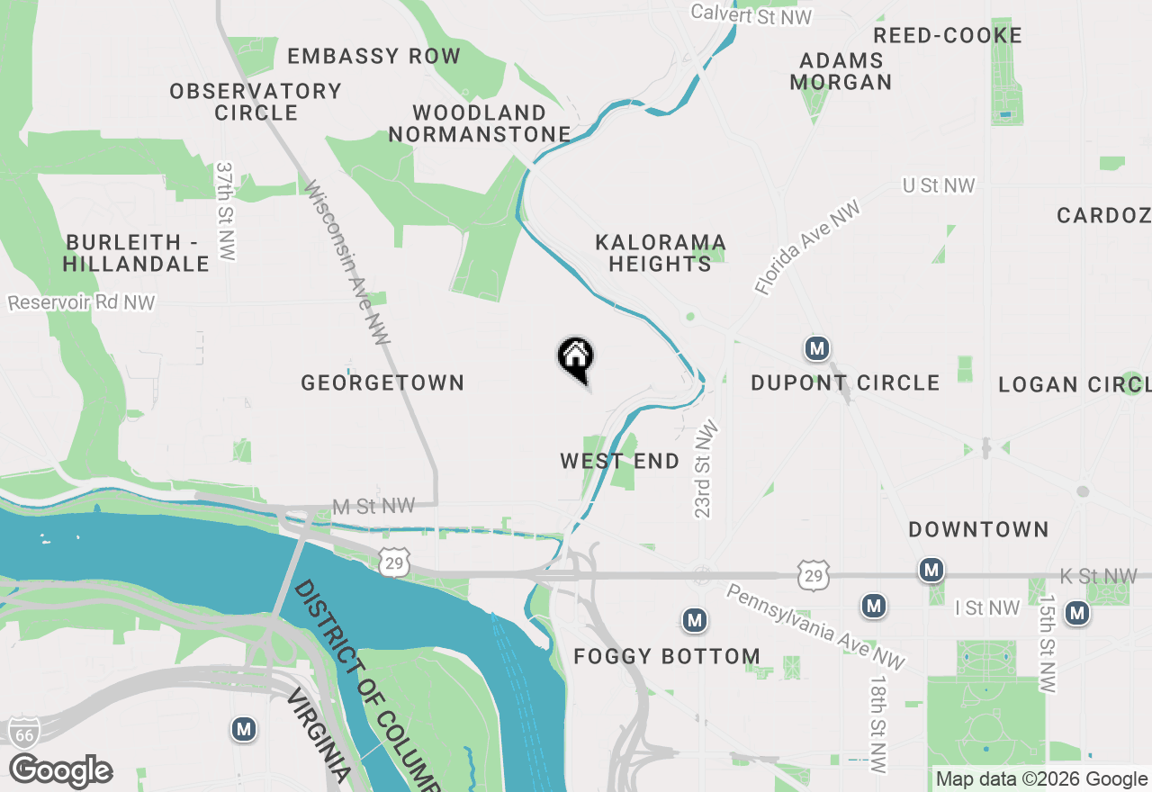 Map of 2712 P Nw #A, Washington, DC 20007