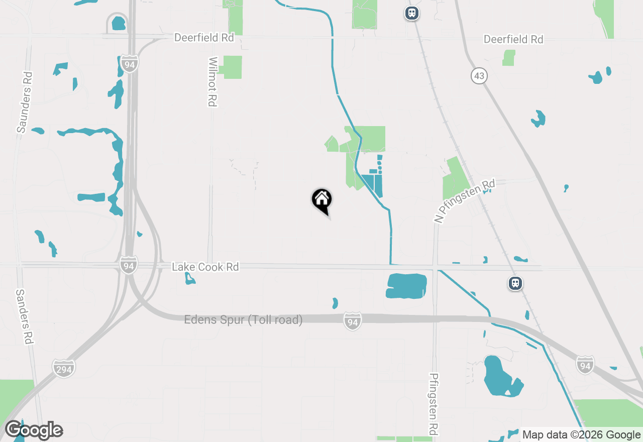 Map of 134 Willow Avenue, Deerfield, IL 60015