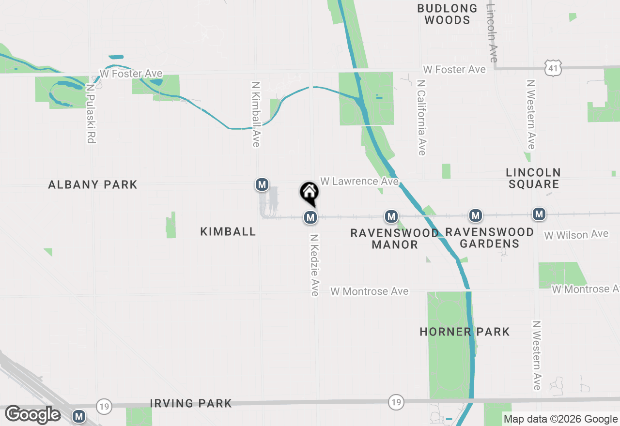 Map of 3201 W Leland Avenue #402, Chicago, IL 60625