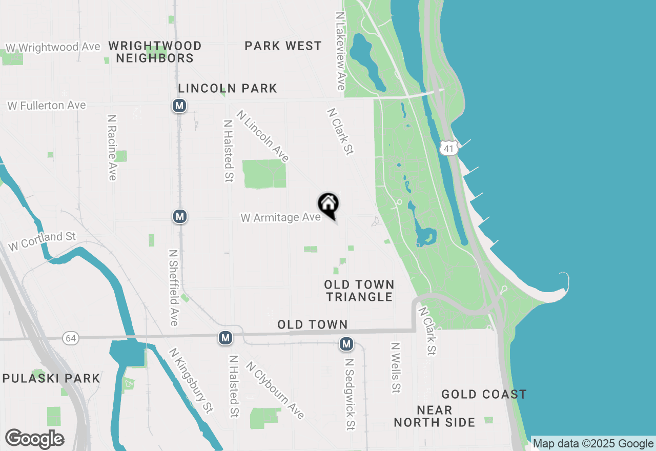 Map of 1940 N Hudson Avenue #2, Chicago, IL 60614