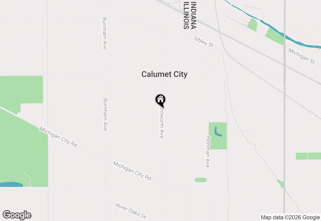 Map of 203 156th Place, Calumet City, IL 60409