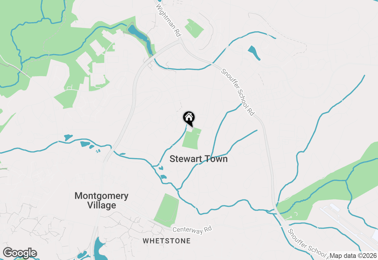 Map of 19811 Billings Court, Montgomery Village, MD 20886