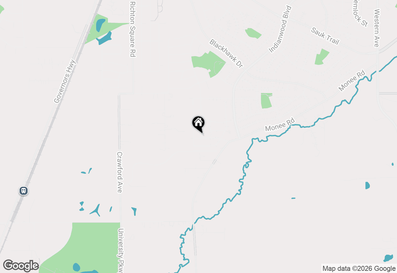 Map of 240 Tampa Street, Park Forest, IL 60466