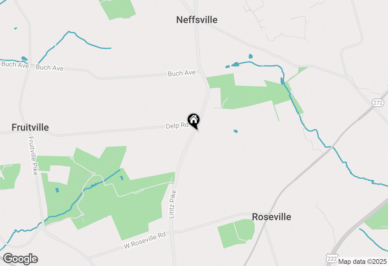 Map of 25 Stonegate Crossing, Lancaster, PA 17601