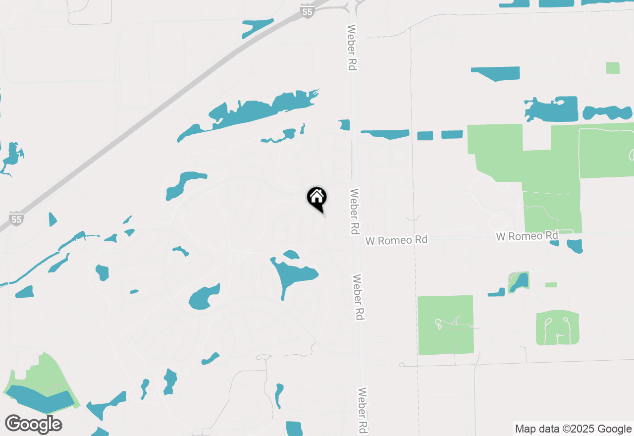 Map of 13453 S Tall Pines Lane, Plainfield, IL 60544