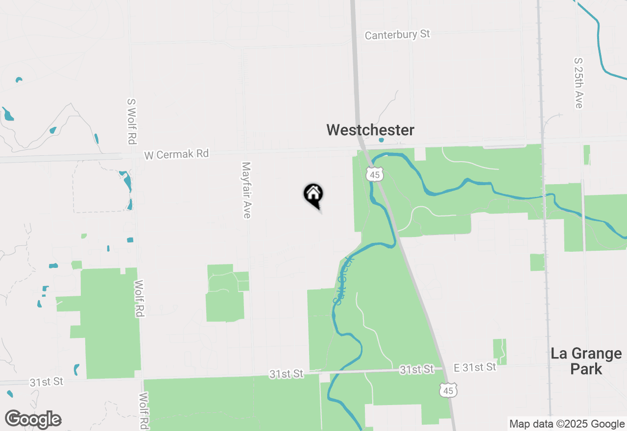 Map of 10546 Essex Street, Westchester, IL 60154