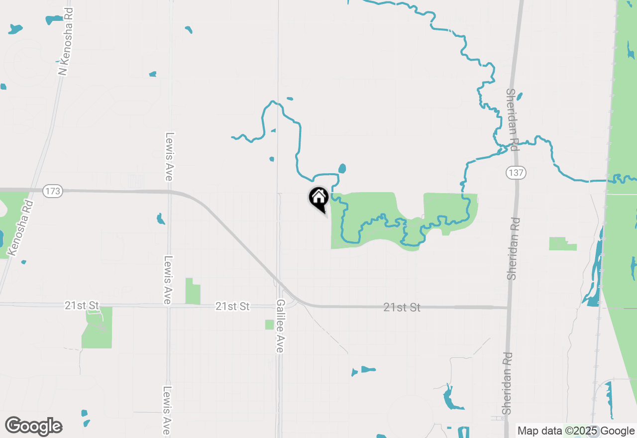 Map of 1721 Gilboa Avenue, Zion, IL 60099